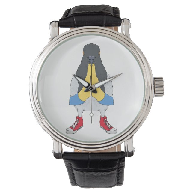 Pigeon with Shoes Watch (Front)