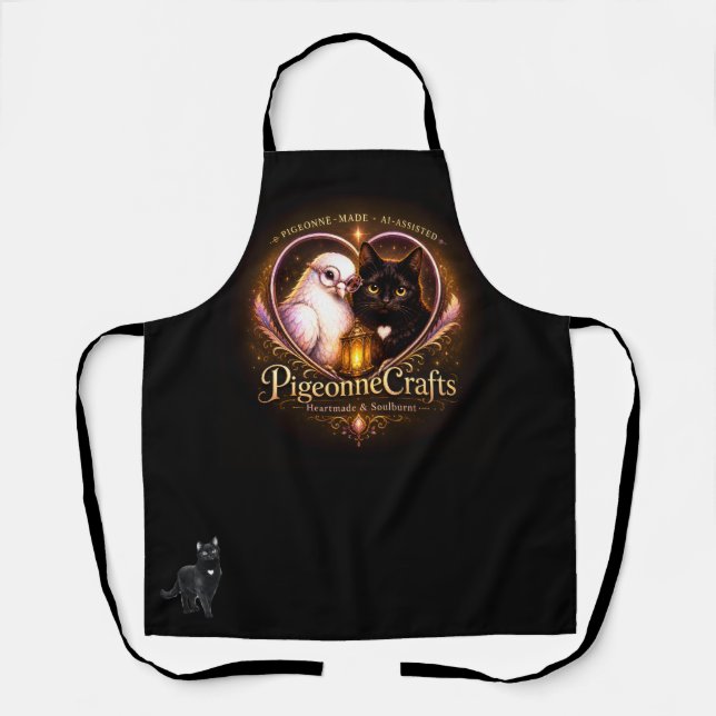 PigeonneCrafts Heartmade with Nova  Apron (Front)
