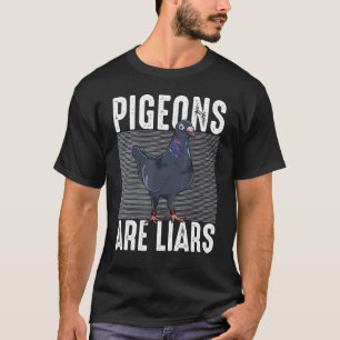 Pigeons Are Liars Birds Are Spies Vintage Bird T-Shirt