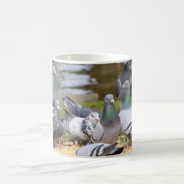pigeons coffee mug (Center)