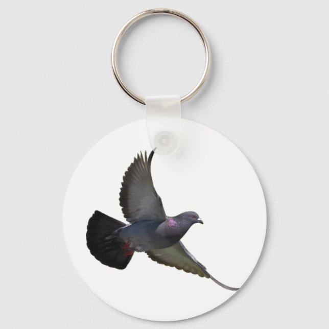 Pigeons Key Ring (Front)