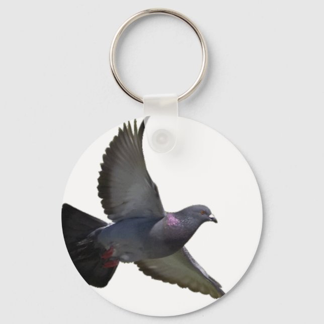 Pigeons Key Ring (Front)