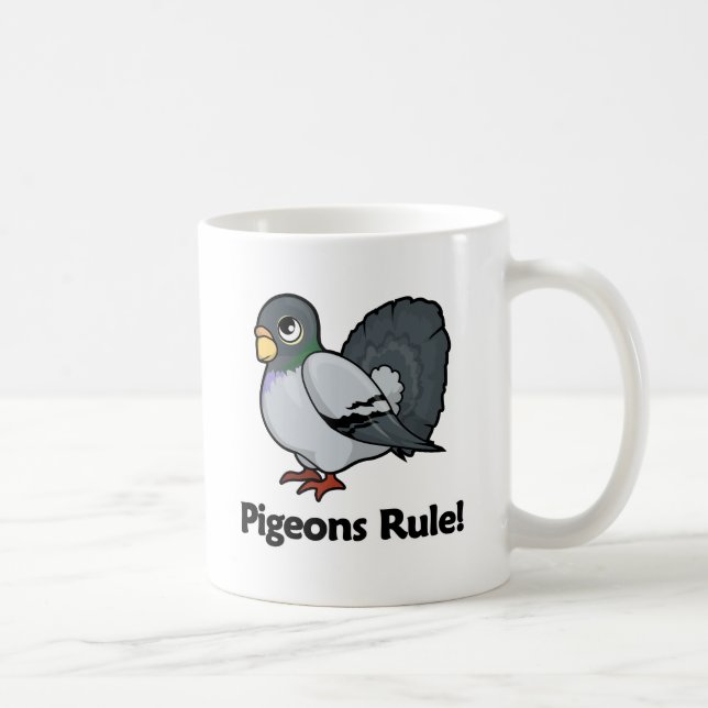 Pigeons Rule! Coffee Mug (Right)