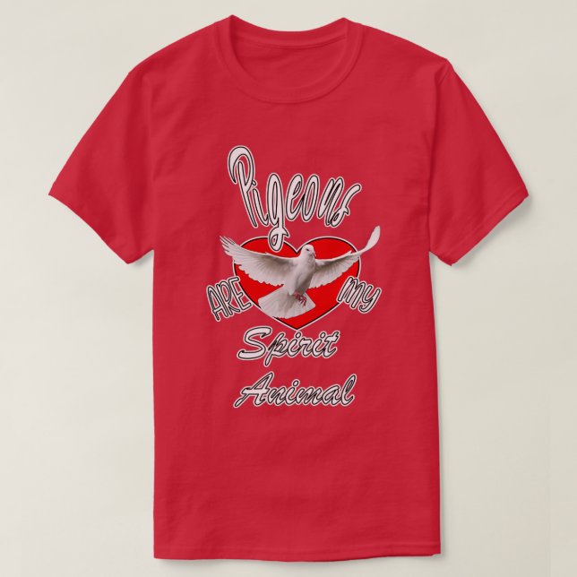 Pigeons Spirit Animal 1 T-Shirt (Design Front)