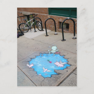 pigfishing with beets postcard