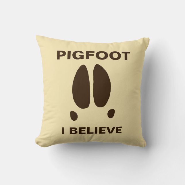 Pigfoot - I Believe Cushion (Front)