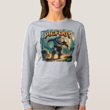 Pigfoot Illustration – Pig Bigfoot Funny Scary