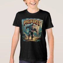Pigfoot Illustration – Pig Bigfoot Funny Scary
