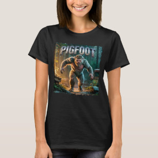 Pigfoot Photographic – Pig Bigfoot Funny Scary T-Shirt