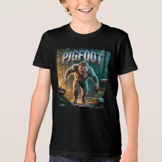 Pigfoot Photographic – Pig Bigfoot Funny Scary Tri-Blend Shirt
