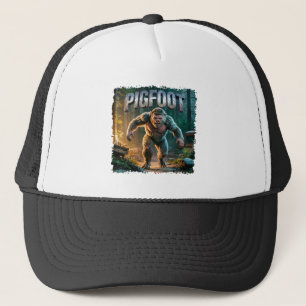 Pigfoot Photographic – Pig Bigfoot Funny Scary Trucker Hat