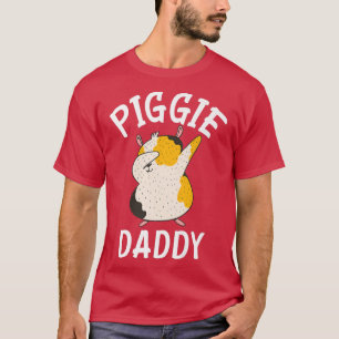 Piggie Daddy Cute Guinea Pig Dad Premium T-Shirt