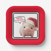 Piggin' Out Paper Plate