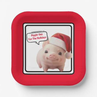 Piggin' Out Paper Plate