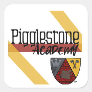 Pigglestone Academy Coat of Arms Square Sticker