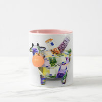 piggy bank coffee cup