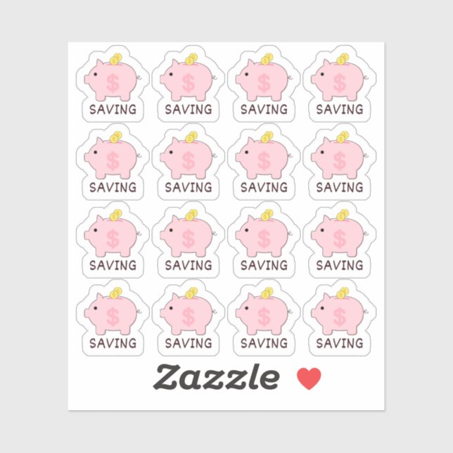 Piggy Bank Money Saving Tracker Bujo Planner  (Sheet)