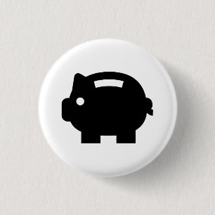 'Piggy Bank' Pictogram Button
