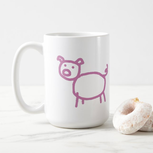 Piggy Coffee Mug (With Donut)
