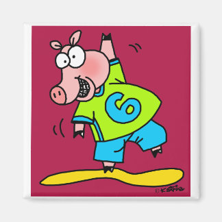 Piggy Dancing Magnet