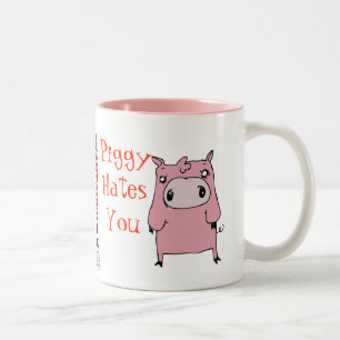 Piggy hates you mug