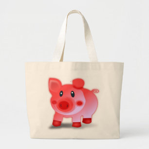 PIGGY PIGLET LARGE TOTE BAG