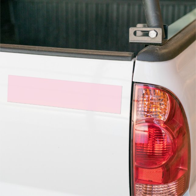 Piggy Pink Bumper Sticker (On Truck)