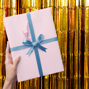 Piggy Pink Solid Colour Wrapping Paper