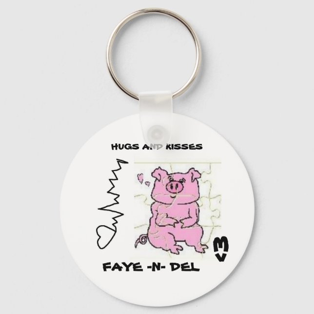 PIGGY PUZZLE keychain (Front)