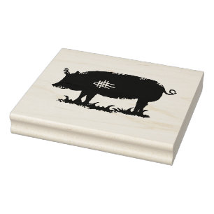 Piggy Rubber Stamp