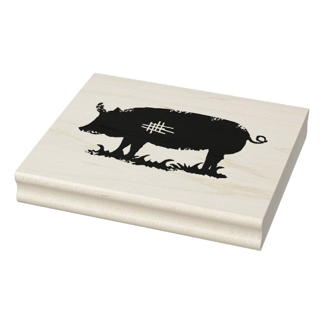 Piggy Rubber Stamp (Stamp)