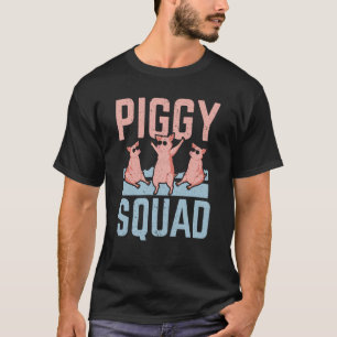 Piggy Squad Farm Animal Pig Farmer Pig 1 T-Shirt