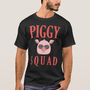Piggy Squad Pig Animal Farming Farm T-Shirt