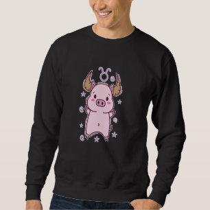 Piggy Taurus Zodiac Sign Sweatshirt