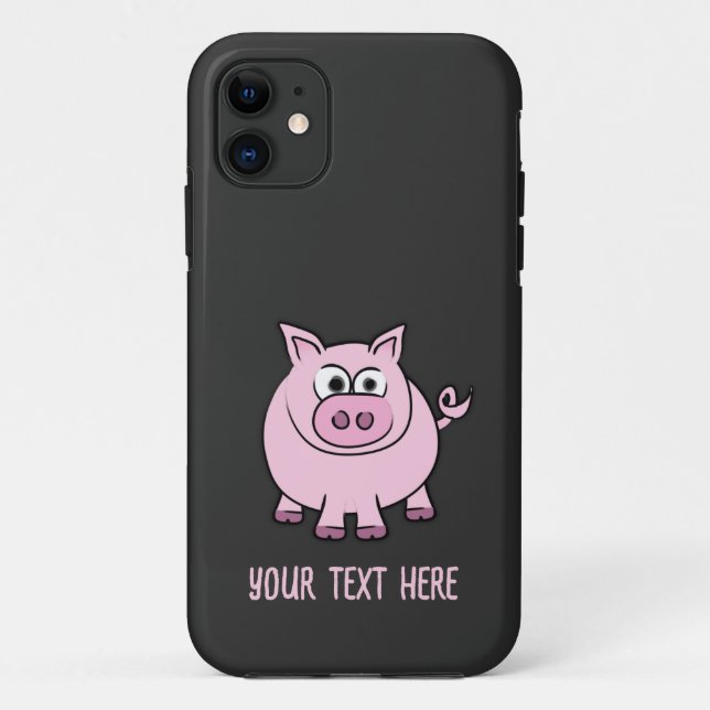 Piggy Throw  Case-Mate iPhone Case (Back)