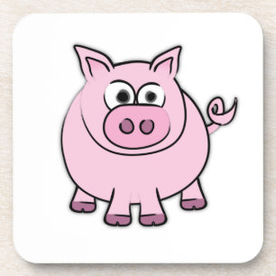 Piggy Throw Coaster