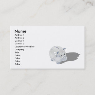 PiggyBank092110, Name, Address 1, Address 2, Co... Business Card