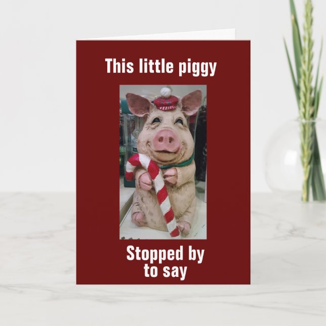 PIGGYS WISHES *THE BEST HOLIDAY SEASON* (Front)