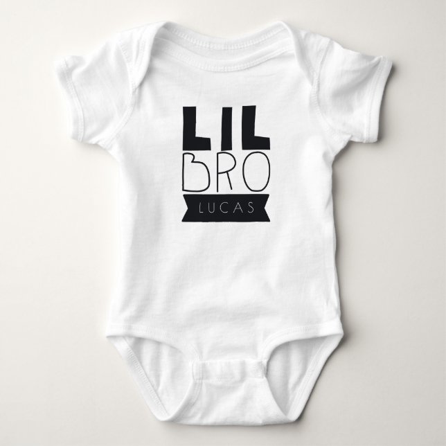 Piglet Bro & quivers Bro set Baby Bodysuit (Front)