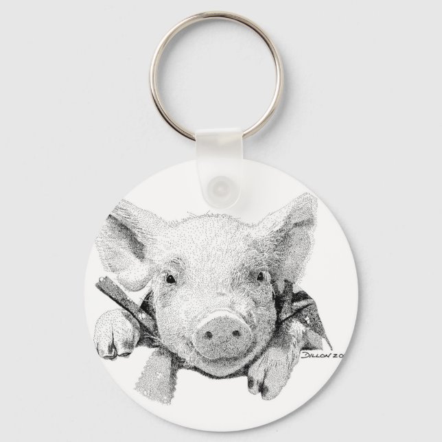 Piglet Key Ring (Front)