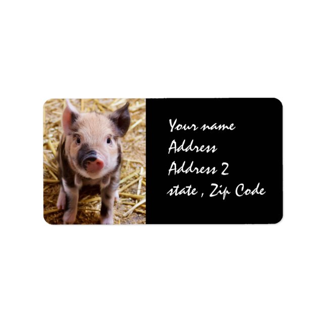 Piglet Label (Front)