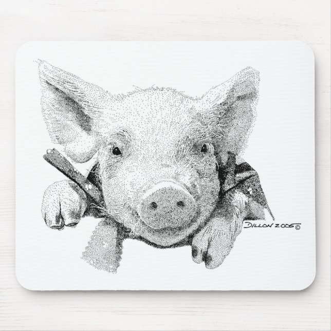 Piglet Mouse Mat (Front)