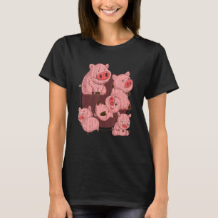 Piglet Pig Farmer Farm Animal Cute Pig 1 T-Shirt