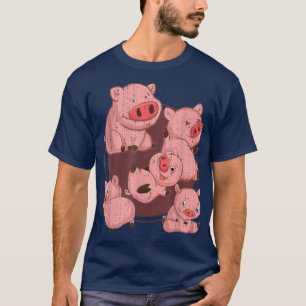 Piglet Pig Lover Farmer Farm Animal Cute Pig T-Shirt