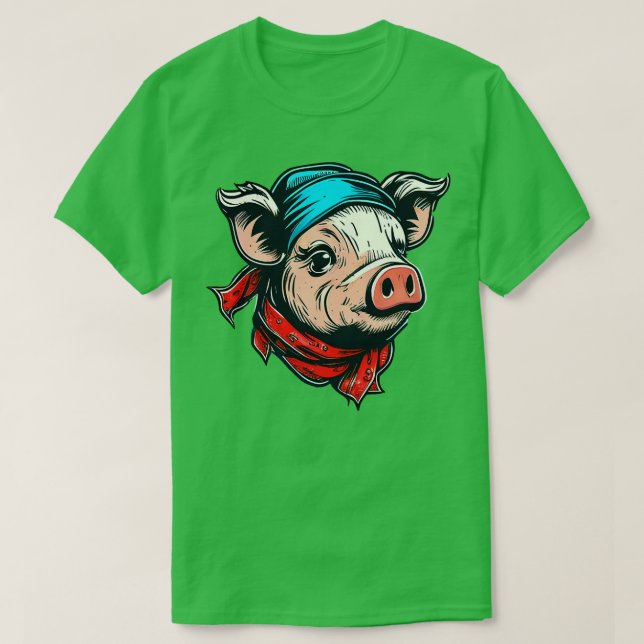 Piglet with ana 4 T-Shirt (Design Front)