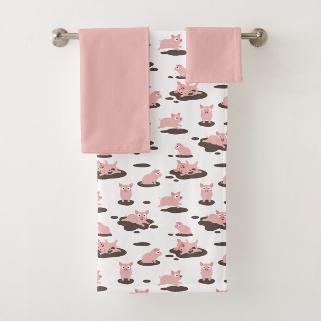Piglets Bath Towel Set (Insitu)