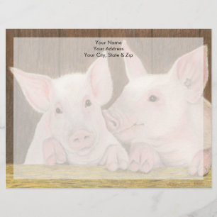 Piglets Custom Letterhead