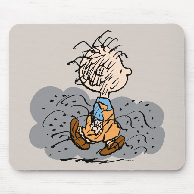 Pigpen Walking Cloud Mouse Mat (Front)