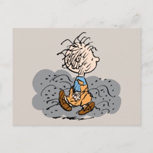 Pigpen Walking Cloud Postcard
