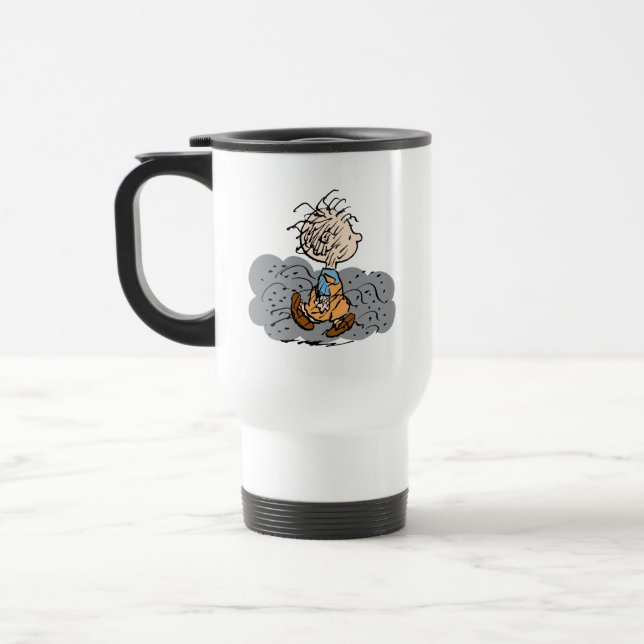 Pigpen Walking Cloud Travel Mug (Left)